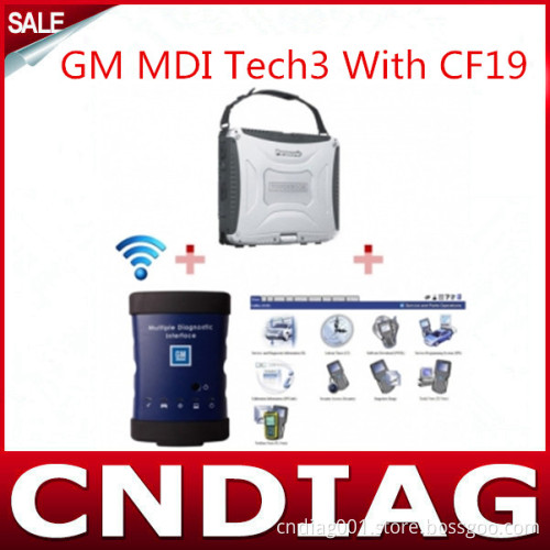 High Quality WiFi Gm Mdi Tech3 Tech 3 Multiple Diagnostic Interface with Panasonic CF19 Laptop Full Set Ready to Use